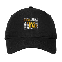 Mens Father_s Day I Am Black Dad Black Father Black King Man Adjustable Cap | Artistshot