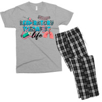 Respiratory Therapist Life Men's T-shirt Pajama Set | Artistshot