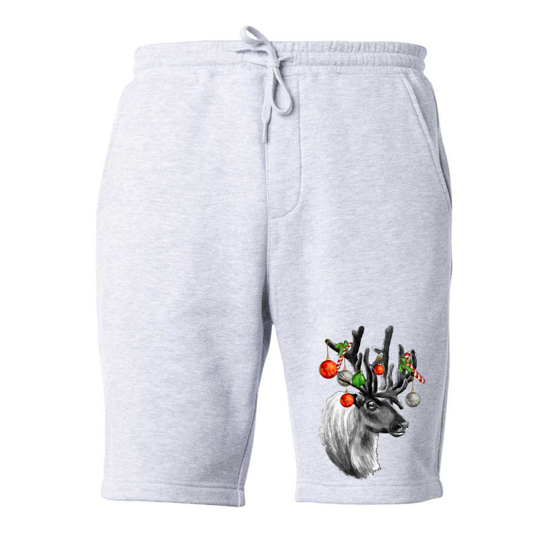 Reindeer With Fleece Short | Artistshot