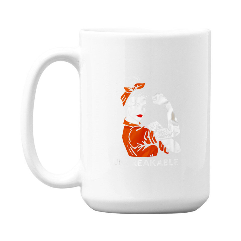 Ms Warrior Unbreakable, Ms, Warrior Unbreakable, Ms Warrior Unbreakabl 15 Oz Coffee Mug | Artistshot