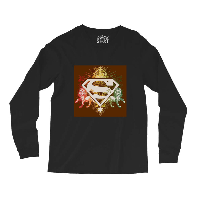 , Ornate Lion Shield Long Sleeve Shirts | Artistshot