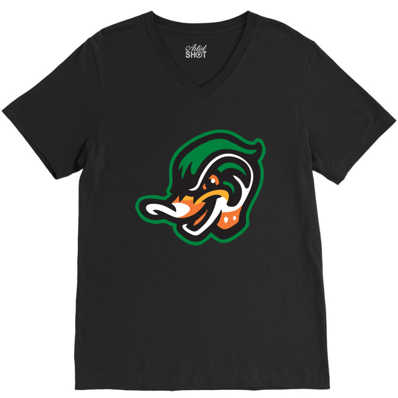 The Down East Wood Ducks V-neck Tee | Artistshot