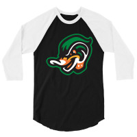 The Down East Wood Ducks 3/4 Sleeve Shirt | Artistshot