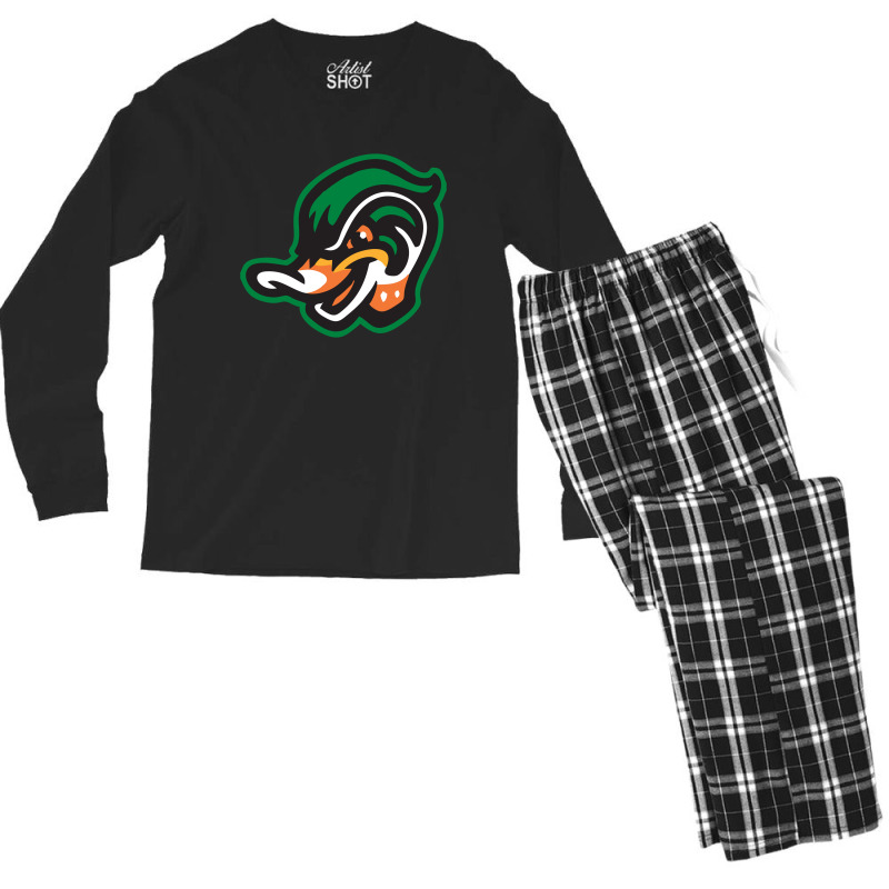 The Down East Wood Ducks Men's Long Sleeve Pajama Set | Artistshot