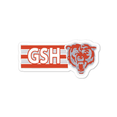 Gsh on Chicago Bears Sticker for Sale by Akourshop