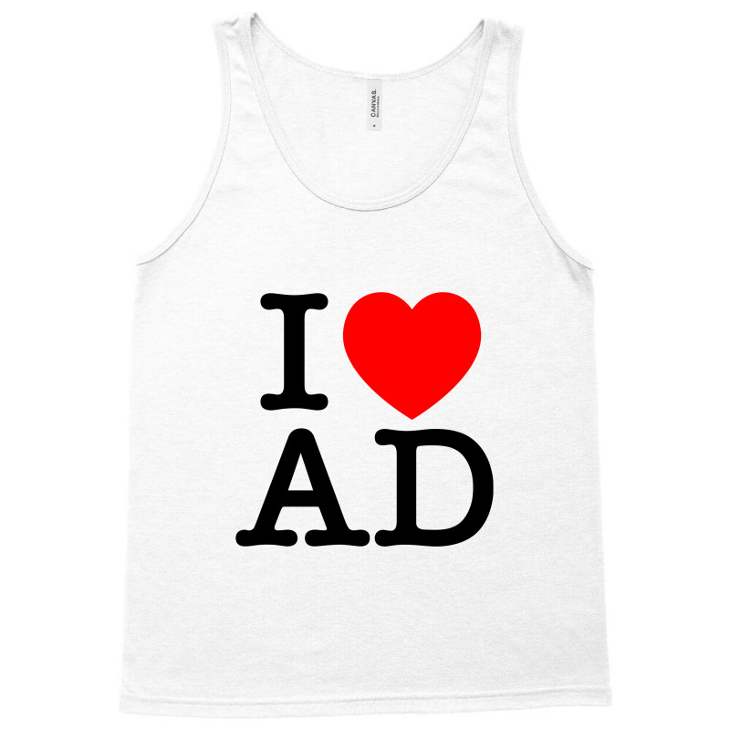 I Heart Ad Tank Top | Artistshot