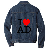 I Heart Ad Men Denim Jacket | Artistshot