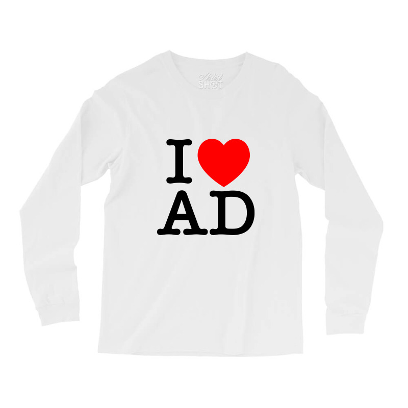 I Heart Ad Long Sleeve Shirts | Artistshot