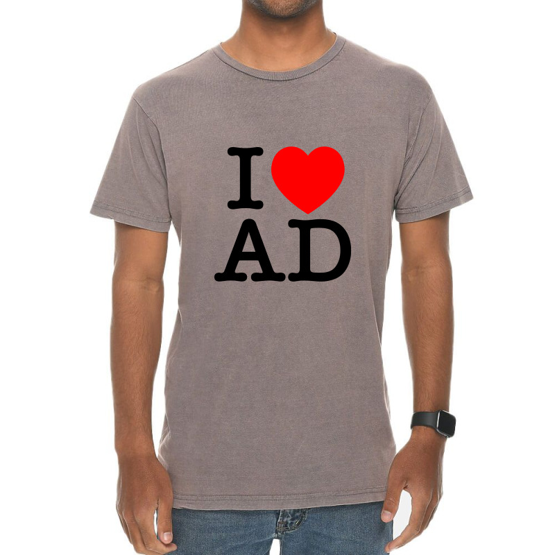 I Heart Ad Vintage T-shirt | Artistshot