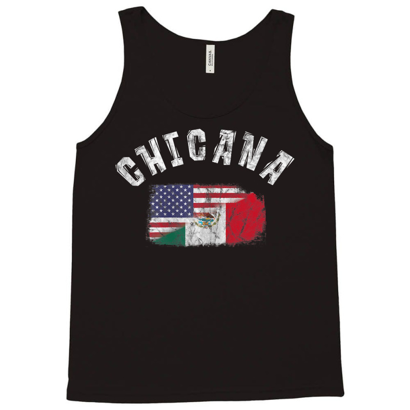 Chicana Mexican American Flag Mexico United States Latina Tank Top by JustinStringer | Artistshot