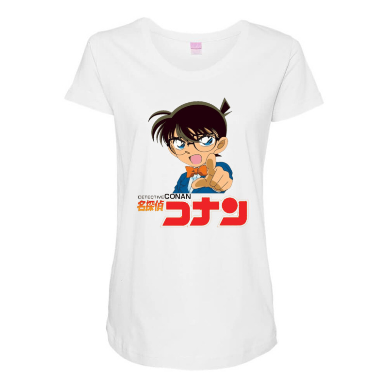 Detective ;conan Maternity Scoop Neck T-shirt by cm-arts | Artistshot