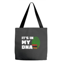 It's In My Dna Zambia Flag Fingerprint Men Women Tote Bags | Artistshot