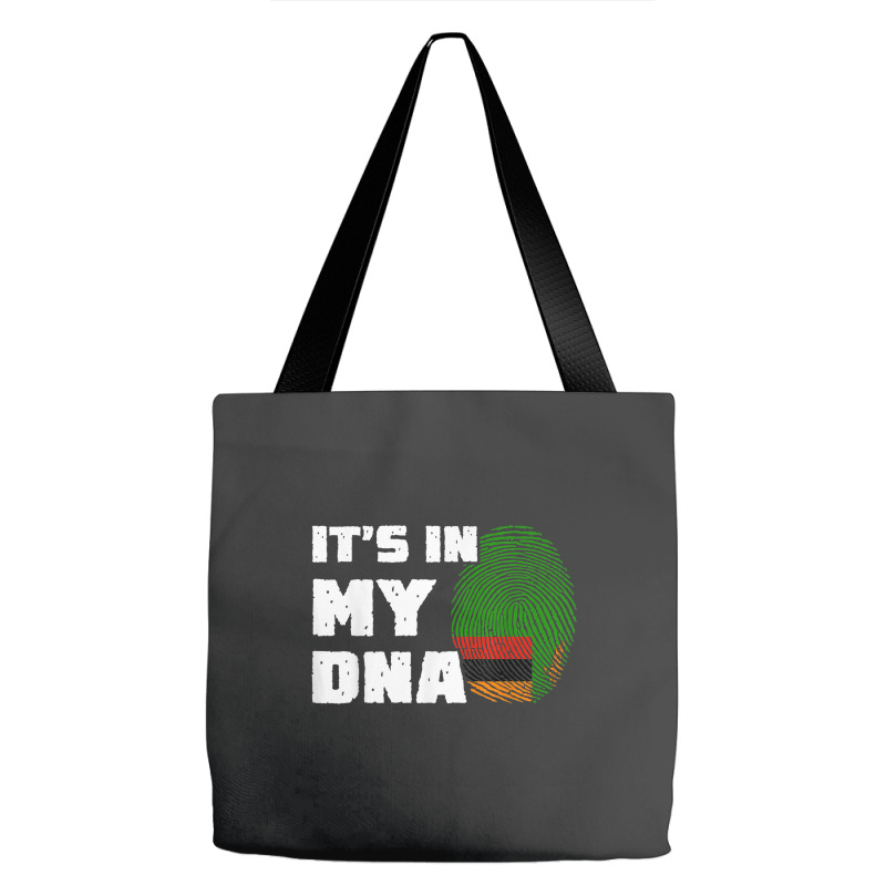 It's In My Dna Zambia Flag Fingerprint Men Women Tote Bags by Outpost | Artistshot