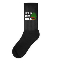 It's In My Dna Zambia Flag Fingerprint Men Women Socks | Artistshot