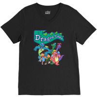 Dragon Tales Graphic V-neck Tee | Artistshot