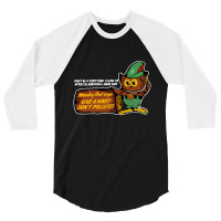 Woodsy Owl South Park 3/4 Sleeve Shirt | Artistshot