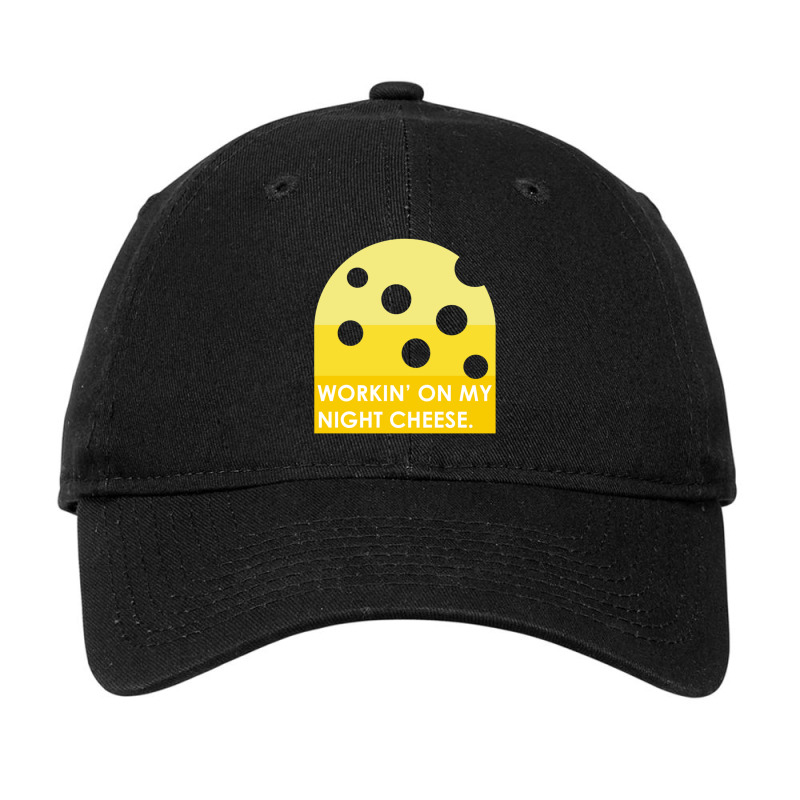 Working On The Night Cheese 30 Rock Liz Lemon Funny Adjustable Cap by NICHOLASGIBSON | Artistshot