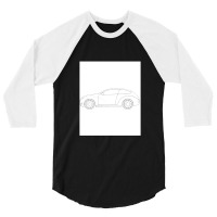 Car Technical Drawing - Shooting Brake 1 3/4 Sleeve Shirt | Artistshot