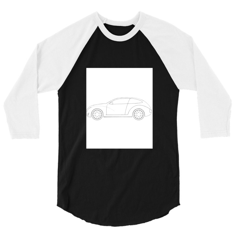 Car Technical Drawing - Shooting Brake 1 3/4 Sleeve Shirt | Artistshot