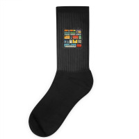 Synthesizer And Drum Machine For Electronic Musician Socks | Artistshot