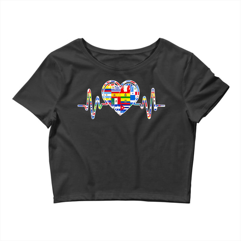 Latino America Culture Gift National Hispanic Heritage Month Crop Top by RandiCrystalGraber | Artistshot