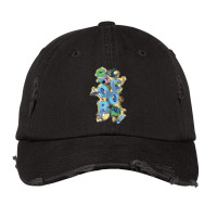 Scoob! Title Stacked Vintage Cap | Artistshot