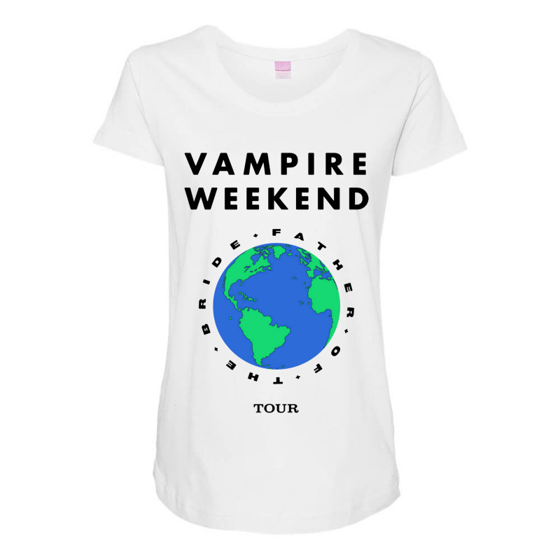 Father Of The Bride Vampire Weekend Maternity Scoop Neck T-shirt by Teepublics | Artistshot