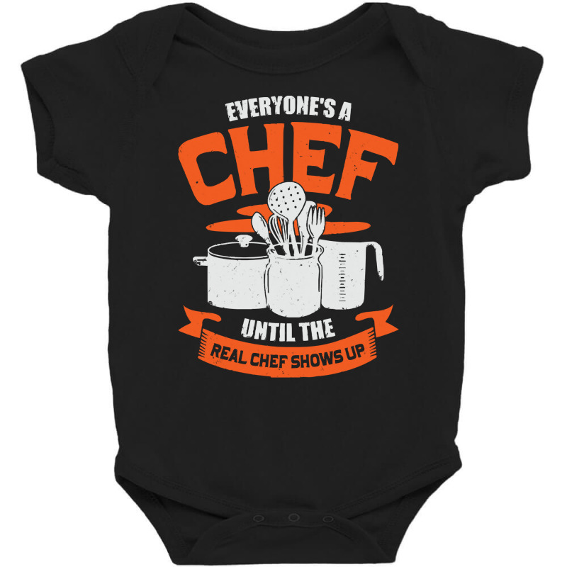 Chef T  Shirt Funny Cooking Profession Chef Gift 228228 Baby Bodysuit by lugeexaminer | Artistshot