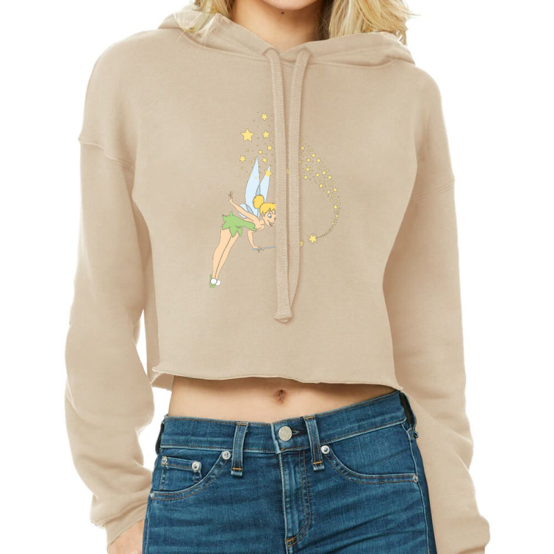 Tinkerbell Magic Cropped Hoodie by romildaokta | Artistshot