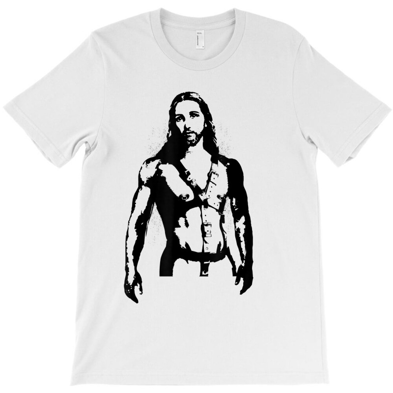 Sexy Jesus In Bdsm Harness Gay Pride T-shirt | Artistshot