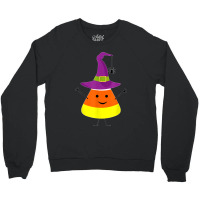 Witch Warlock Candy Corn Funny Halloween Costume Shirt Kids Crewneck Sweatshirt | Artistshot