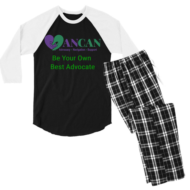 Mens Ancan Support, Navigation, Advocacy Men's 3/4 Sleeve Pajama Set by cm-arts | Artistshot