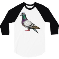 Pigeon 3/4 Sleeve Shirt | Artistshot