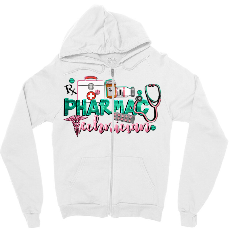 Pharmacy Technician Zipper Hoodie | Artistshot