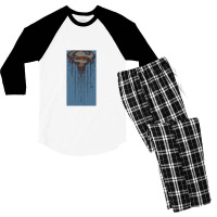 Shield Drip Men's 3/4 Sleeve Pajama Set | Artistshot