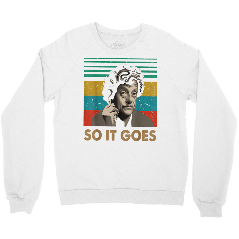 So It Goes Retro Vintage Reading Book Novel T Shirt Crewneck Sweatshirt by cm-arts | Artistshot