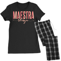 Spanish Teacher Maestras Maestra Bilingue Women's Pajamas Set | Artistshot