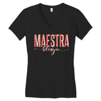 Spanish Teacher Maestras Maestra Bilingue Women's V-neck T-shirt | Artistshot