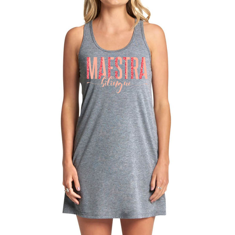 Spanish Teacher Maestras Maestra Bilingue Tank Dress by Outpost | Artistshot