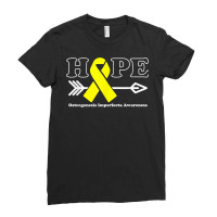 Hope   Osteogenesis Imperfecta Awareness Yellow Ribbon Ladies Fitted T-shirt | Artistshot