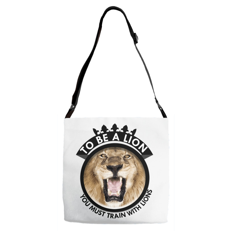 To Be A Lion Adjustable Strap Totes | Artistshot