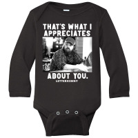 Letterkenny Squirrelly Day Appreciates Long Sleeve Baby Bodysuit | Artistshot