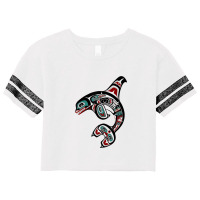 Orca Killer Whale Pacific Alaska Native American Indian Clan Scorecard Crop Tee | Artistshot