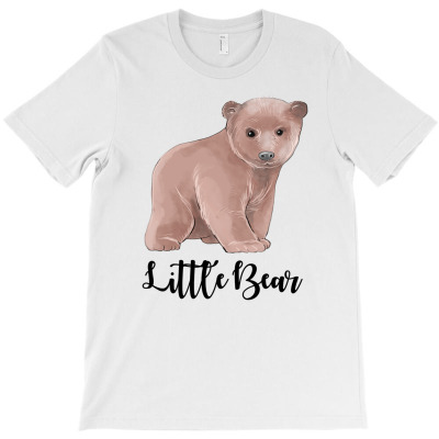 Watercolor Cute Bear Family Matching Little Bear T-shirt Designed By Kevin Acen