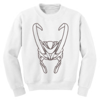 Viking Helmet Nordic Symbol Scandinavian Norse Mythology Long Sleeve T Youth Sweatshirt | Artistshot