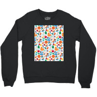 Cozy-winter-cartoon-seamless-pattern---winter-christmas- Crewneck Sweatshirt | Artistshot