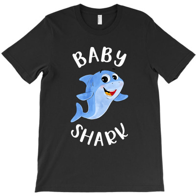 Watercolor Shark Family Matching Baby Shark T-shirt Designed By Kevin Acen