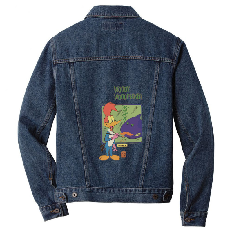 Woody Woodpecker Men Denim Jacket by cm-arts | Artistshot