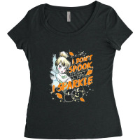 Peter Pan Tinkerbell Halloween Sparkle Women's Triblend Scoop T-shirt | Artistshot