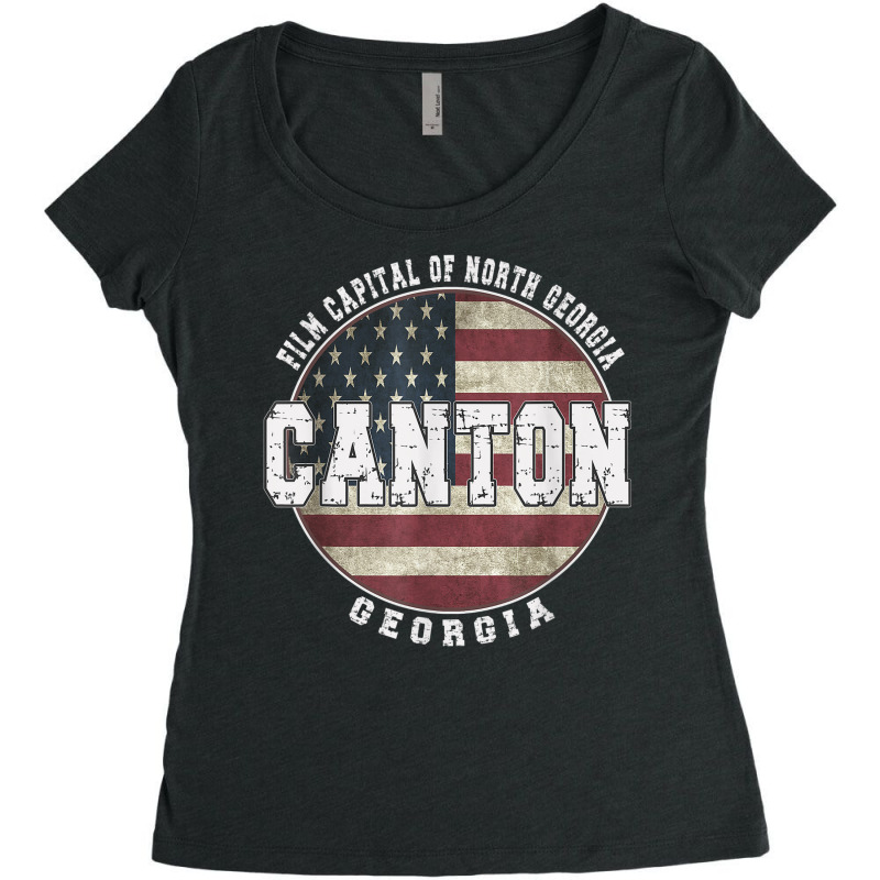 Canton Georgia Women's Triblend Scoop T-shirt | Artistshot